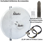 Ad5g30m2 Altelix Ghz Mimo Dish Antenna For Cambium Epmp Ubiquiti Mimosa