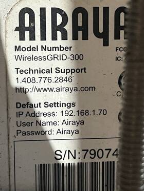 Airaya Grid-300 Outdoor Ptp Radio