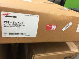 26t-2127-1 Andrew 2.1-2.7 Ghz Grid Antenna 24 Dbi Single Pack