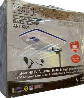 Ant5001 Digiwave 669716130373 Electronic Master Digital Outdoor Hdtv Antenna Long Range High Gain Amp