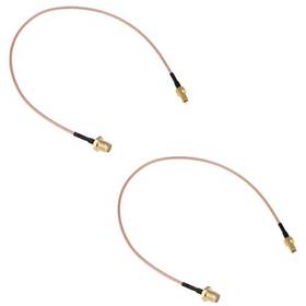 Ecsing 202-eg 2pcs Coaxial Pigtail Sma Female To Ts9 Male Adapter 25cm Rg-178 For