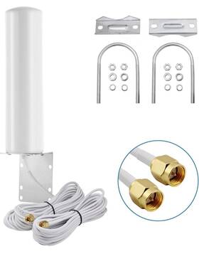 698-2700 Eifagur Alf0087 High Gain 10-12dbi Dual Sma Male Mhz 3g/4g Lte Omni-directional Outdoor
