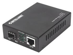 508216 Intellinet Gigabit Poe Media Converter 1 X 10/100/1000base-t Rj45 Port To
