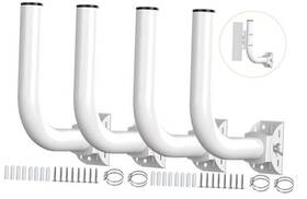 Kdraco K2025 Universal Point To Wireless Bridge Pole Mount Bracket J 4 Pack