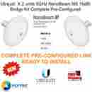 Nbe-m5-16x2preconf Nbe-m5-16 Ubiquiti X 2 Units 5ghz Nanobeam M5 16dbi Kit Complete Pre-configured 688474343665