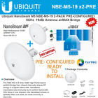 Nbe-m5-19x2-pre Ubiquiti Nanobeam Nbe-m5-19 2-pack 709257382500
