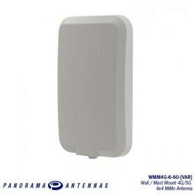 Wmm4g-6-60-05nj Panorama Antennas Inc. Wall Mnt 4x4 Mimo Gain Ant 4g/5g 0.5m