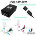 Poe-54v-80w Ubiquiti Network Gigabit Lan Port Poe Adapter For Edgepoint 688474340800