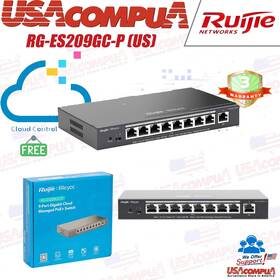 Rg-es209gc-p Reyee Us Switch 9-port Gigabit Smart Cloud Managed Poe