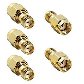 Rfadapter Rfa0326 Sma Female To Rp-sma Male Adapter - 5 Pack Coaxial For Wifi Antenna