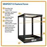 Sr4post13 Tripp Lite Open Frame Rack Network Equipment Capacity 037332144041