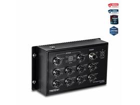 Trendnet Ti-xpg102 10-port Industrial En 50155 M12 Gigabit Poe Railway Switch