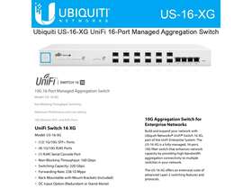 Us-16-xg Ubiquiti Networks 10g 16-port Managed Aggregation Switch Never Deployed