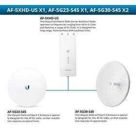 Ubiqi-af-5xhd-us Ubiquiti Airfiber 5ghz Hd Carrier Backhaul Radio With X 23 Dbi Antenna
