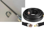 5.5DBI 1090/978 Antenna 26" + 50FT KMR400 Sma-n Cable Ads-b Wingbits Setup. Fixed Price $72.44.