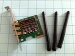 Rosewill RNWD-N9003PCE 450MBPS Wireless Dual Band Pcie Adapter With Antennas. Fixed Price $12.00.