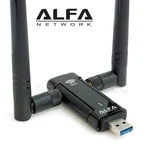Alfa AWUS036AC 802.11AC AC1200 Usb Wifi Wireless Adapter Dual Band Antennas. Fixed Price $46.99.