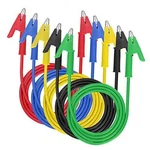 Sumnacon 5 Pack Alligator Test Leads With Insulators Clips,dual 3.3FT/1M. Fixed Price $21.35.