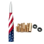 American Flag Chrome Tip Bullet Antenna (ships From The Us). Fixed Price $22.89.