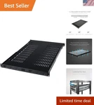 1U Adjustable Vented Server Rack Mount Shelf - 175LBS 19.5 To 38IN Adjustab.... Fixed Price $171.19.