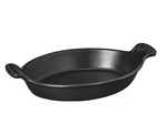 Chasseur 17 Oz. Black Enameled Mini Cast Iron Oval Casserole Dish By Arc Cardina. Fixed Price $55.99.