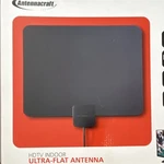 Antennacraft Ultra-flat Hdtv Indoor Amplified Multidirectional 20MI. Fixed Price $19.50.