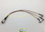 Fme Male To 3X TS9, CRC9, MS147 Adapter For Cell Phones RG178 Cable Usa. Fixed Price $20.70.