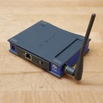 Linksys WET54G Wireless Ethernet Bridge, 54MBPS, 1-PORT 10/100 Used. Fixed Price $12.82.
