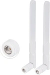 Bingfu Dual Band Wifi 2.4-5-5.8GHZ 8DBI Mimo Rp-sma Male White Antenna 2-PACK. Fixed Price $15.90.