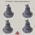 1/35 Britain/australian/nato Larkspur Bases And Antennas (4PCS). Fixed Price $9.05.