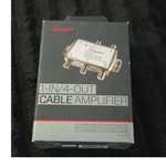 Rocketfish Bi-directional Cable Amplifier RF-G1179 1-IN 4-OUT 4DB Silver 2014. Fixed Price $10.99.