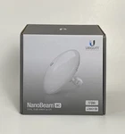 Ubiquiti Networks Airmax Nanobeam 5GHZ 16DBI Bridge White (NBE-5AC-16). Fixed Price $75.00.