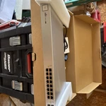 Ubiquiti Unifi US-16-150W 16-PORT Gigabit Poe Rackmount Managed Switch. Fixed Price $220.00.