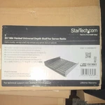 Startech.com 2U 16IN Vented Rack 19IN 50LB Capacity Mount Cabshelfv. Fixed Price $35.00.