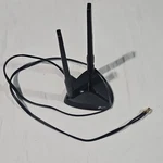 Tp-link Black Dual Wi-fi Antenna Base With Coaxial Cable And Connectors. Fixed Price $14.00.