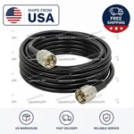 10FT 30FT 50FT RG58 Uhf PL-259 Male Connector Lot Rf Coaxial Cable. Fixed Price $8.95.