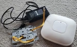 Cisco Aironet AIR-AP1142N-A-K9 Access Point With Power Injector & Bracket. Fixed Price $34.99.