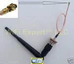 Dual Band Wifi 5DBI Antenna Tnc 2.4GHZ 5GHZ With 8" U.fl Ipx Cable RG178 Usa. Fixed Price $8.74.