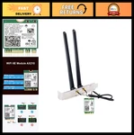 Wifi 6E Card 2230, 2X2 Ax + Bt 5.3, Tri-band, Rf Cable, 5DBI Antennas, Low-profi. Fixed Price $59.99.