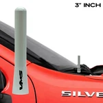 Vms Racing Cnc Billet 3" High Gloss White Antenna For Gmc Sierra Chevy Silverado. Fixed Price $18.99.