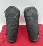 Vintage Pair Hand Tooled Leather Western Gun Drop Loop Holsters Cisco Maker Nice. Fixed Price $149.95.