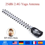 2.4G Yagi Antenna 25DBI Wireless 2400-2500MHZ Outdoor Rp-sma Male Connector. Fixed Price $18.19.