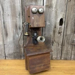 1890S Ericsson Sweden Unusual Double Box Oak Telephone Museum Quality. Fixed Price $675.89.