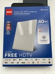 Rca Indoor Flat Hdtv Antenna Multi Directional Mile Range Model ANT1400E. Fixed Price $17.99.