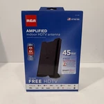 Rca ANT1268E Indoor Hdtv Antenna 45 Mile Range Digital Open Box. Fixed Price $14.99.