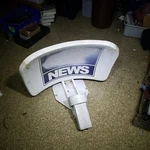 Radiowaves 30X19 Parabolic Dish, Feed Horn (900310-9). Fixed Price $300.00.