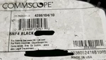 Commscope 5NF4 24/4P CAT5E Utp Gel-filled Direct Burial Cable Black /100FT. Fixed Price $49.99.