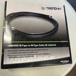 New Box Trendnet LMR400 N-type To Cable 6 Meters Free Shipping!!!!. Fixed Price $34.00.