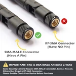 9DBI Wifi Antenna Sma Male Connector For Wireless Security Camera. Fixed Price $16.07.