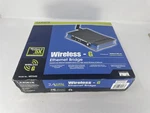 Linksys WET54G Wireless-g Ethernet Bridge 54MBPS 2.4GHZ 802.11G Wifi Adapter. Fixed Price $31.49.
